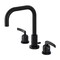 Kingston Brass FSC8930EFL Centurion Widespread Bathroom Faucet W/ Brass Pop-Up, Black FSC8930EFL - alternate 1
